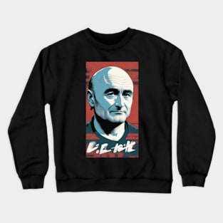 phil collins // vektor art design v1 Crewneck Sweatshirt